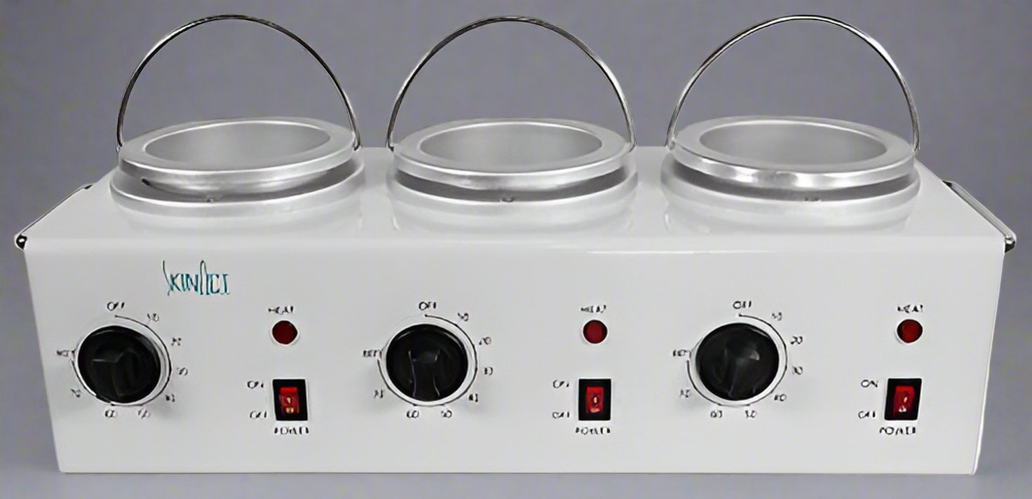 Triple Pot wax warmer for Beauty Salons