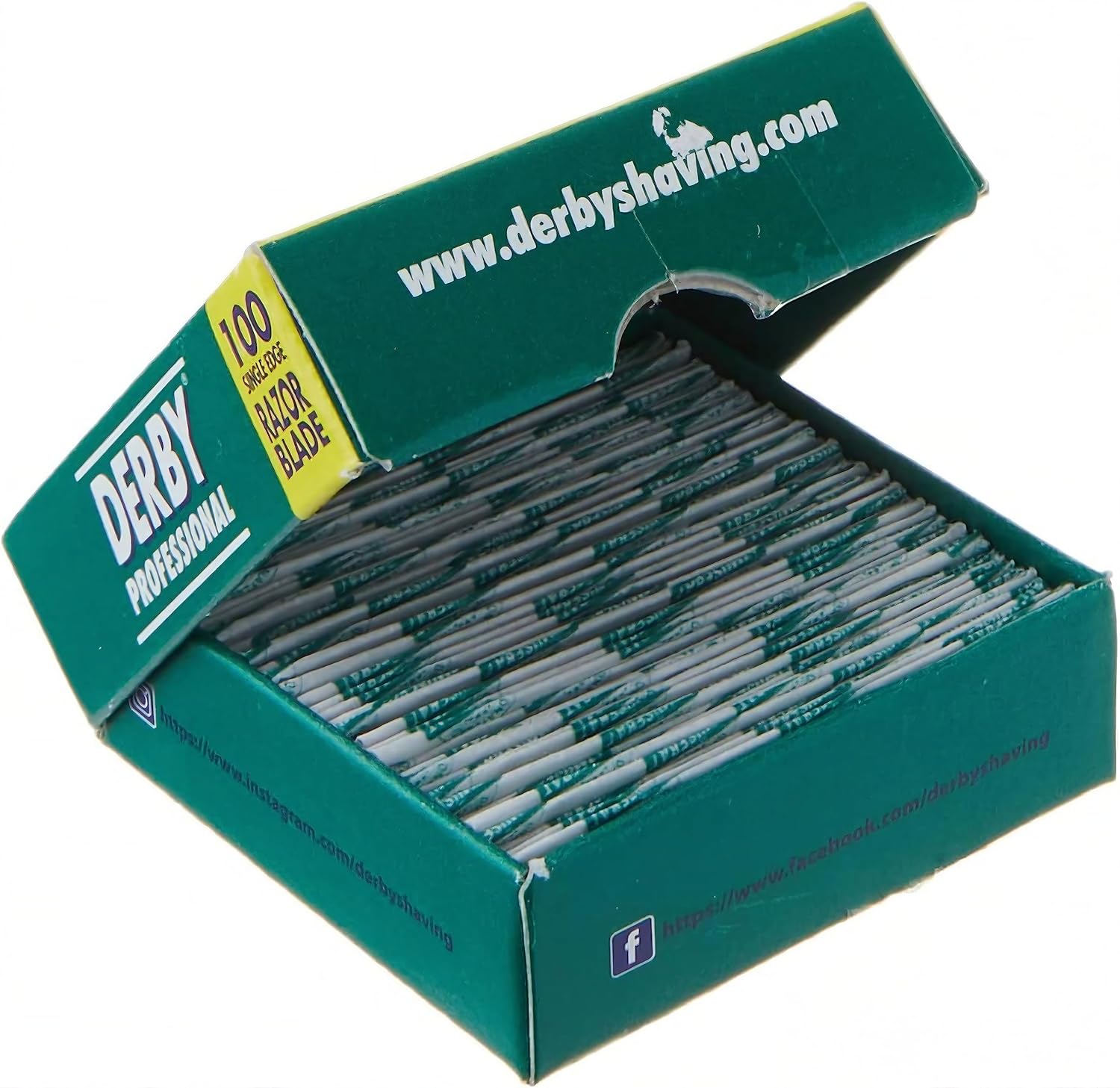 Derby Professional Single Edge Razor Blades 100 Packet